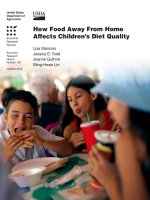 How Food Away From Home Affects Childrenzs Diet Quality potx