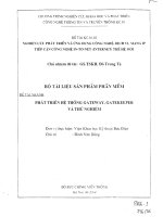 Phát triển hệ thống GATEWAY, Gatekeeper và thử nghiệm pptx