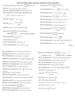 Đề thi lượng giác đại học từ năm 1997 đến 2008