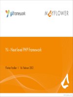 Yii - Next level PHP Framework doc