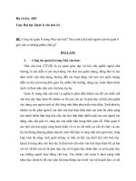 Công tác quản lí trong Nhà văn hoá? docx