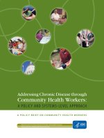 Addressing Chronic Disease through Community Health Workers: A POLICY AND SYSTEMS-LEVEL APPROACH doc