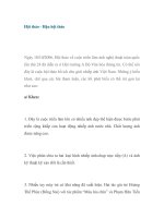 Hội thảo - Hậu hội thảo potx