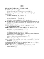 Đề thi thử tốt nghiệp trung học phổ thông - Đề 75 ppt