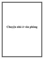 Chuyện nhỏ ở văn phòng pot