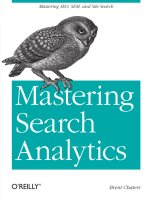 Mastering Search Analytics: Measuring SEO, SEM and Site Search potx