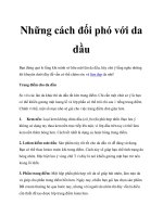 Những cách đối phó với da dầu potx