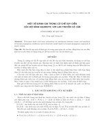 Một số đánh giá trong cơ chế suy diễn của mô hình heuristic với lan truyền có cận. doc