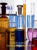 Các bài tập kim loại phản ứng axit pot