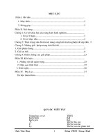 Bồi dưỡng học sinh giỏi sinh học 9 SKKN