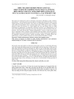 ĐIỀU TRA MỘT SỐ BIỆN PHÁP CANH TÁC, HIỆN TƯỢNG DỪA KHÔNG MANG TRÁI VÀ ÁP DỤNG BIỆN PHÁP CANH TÁC TỔNG HỢP TRÊN NĂNG SUẤT DỪA TA XANH (COCOS NUCIFERA L.) TẠI TỈNH BẾN TRE pptx