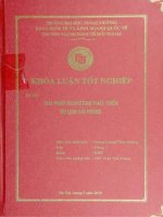 giải pháp marketing phát triển du lịch hải phòng