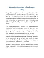 Google sắp mở gian hàng phần mềm doanh nghiệp potx