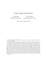 Credit ratings and credit risk pdf
