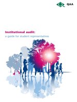 Institutional audit: a guide for student representatives pot