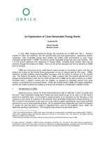An Explanation of Clean Renewable Energy Bonds docx