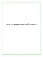 Ca dao - dân ca chủ đề báo hiếu pptx