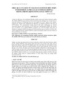 HIỆU QUẢ CỦA BÀO TỬ BACILLUS SUBTILIS BIỂU HIỆN INTERFERON ALPHA GÀ (B. SUBTILIS-CHIFN) TRONG PHÒNG BỆNH NEWCASTLE TRÊN GÀ ppt