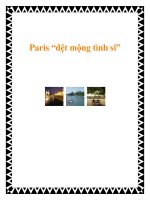 Paris “dệt mộng tình si” potx