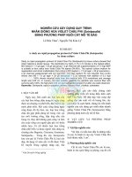 Nghiên cứu xây dựng quy trình nhân giống hoa violet châu Phi (Saintpaulia) bằng phương pháp nuôi cấy mô tế bào ppt