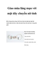Giao mùa lãng mạn với mặt dây chuyền nữ tính pdf