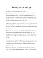 Ăn uống đẩy lùi bệnh gút pptx