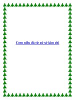 Cơm niêu đá từ xứ sở kim chi ppt