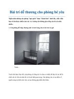 Bài trí dễ thương cho phòng bé yêu potx