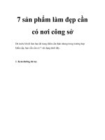 7 sản phẩm làm đẹp cần có nơi công sở ppt