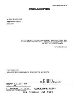 The Border Control Problem In South Vietnam docx