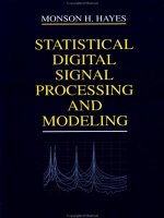 Statistical Digital Signal Processing and Modeling pot