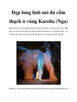 Đẹp lung linh mỏ đá cẩm thạch ở vùng Karelia (Nga) pptx