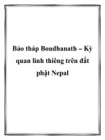 Bảo tháp Boudhanath – Kỳ quan linh thiêng trên đất phật Nepal doc