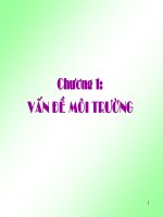 BÀI GIẢNG MÔN QUAN LÝ MT DO THI VÀ CÔNG NGHIỆP- Chuong 1 quản lý môi trường và đô thị  gioi thieu