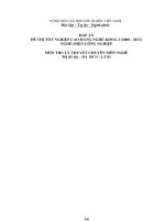 đáp án đề thi lí thuyết tốt nghiệp khóa 2 - điện công nghiệp - mã đề thi mã đề thi dcn - lt (1)