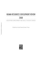 Human Resources Development Review 2008 pptx