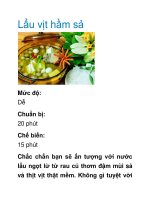Lẩu vịt hầm sả pdf