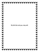 Hạ khô thảo mát gan, sáng mắt pptx