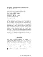 Automating the Construction of Internet Portals with Machine Learning doc