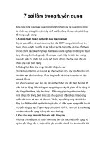 7 sai lầm trong tuyển dụng potx