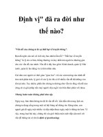 Định vị đã ra đời như thế nào? pot