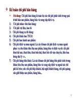 Kế toán chi phí bán hàng