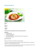 Đậu phụ hấp xốt cà potx