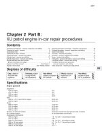 XU petrol engine in-car repair procedures (Part B) potx