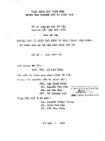 ĐỀ TÀI NGHIÊN CỨU VI SINH VẬT PHỤC VỤ KHAI THÁC, CHẾ BIẾN, SỬ DỤNG DẦU MỎ VÀ CÁC SẢN PHẨM DẦU MỎ pdf