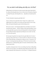 Trẻ em dưới 6 tuổi không nên tiếp xúc với iPad? pdf