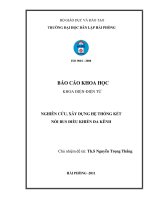 Nghiên cứu, xây dựng hệ thống kết nối bus điều khiển đa kênh