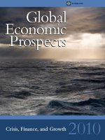 Global Economic Prospects 2010 - Crisis, Finance, and Growth pptx