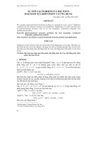 SỰ TỒN TẠI NGHIỆM CỦA BÀI TOÁN BAO HÀM TỰA BIẾN PHÂN VÀ ỨNG DỤNG doc
