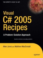 Visual C# 2005 Recipes A Problem-Solution Approach pot